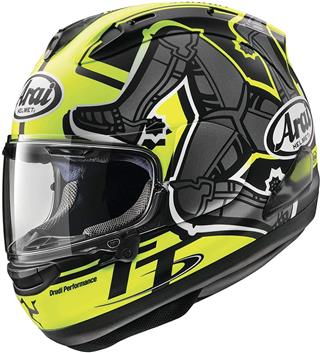 Arai Corsair-X Isle Of Man 2019 Adult Street Motorcycle Helmet - Yellow Medium
