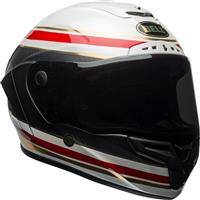 Bell Race Star Full Face Helmet RSD Gloss Matte White Red Carbon Formula