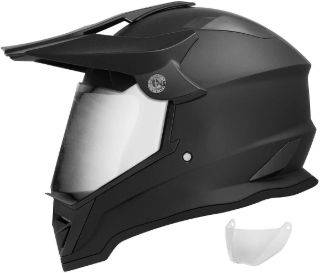 Dual sport helmet with sun online visor