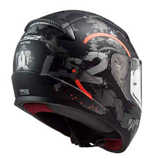 LS2 Full Face Rapid Street Rider Helmet