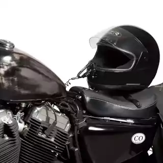 Motorcycle Helmet Lock & Cable