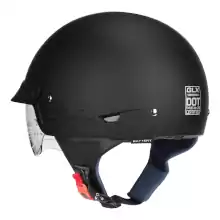 GLX Adult Size M14 Cruiser Scooter Motorcycle Half Helmet