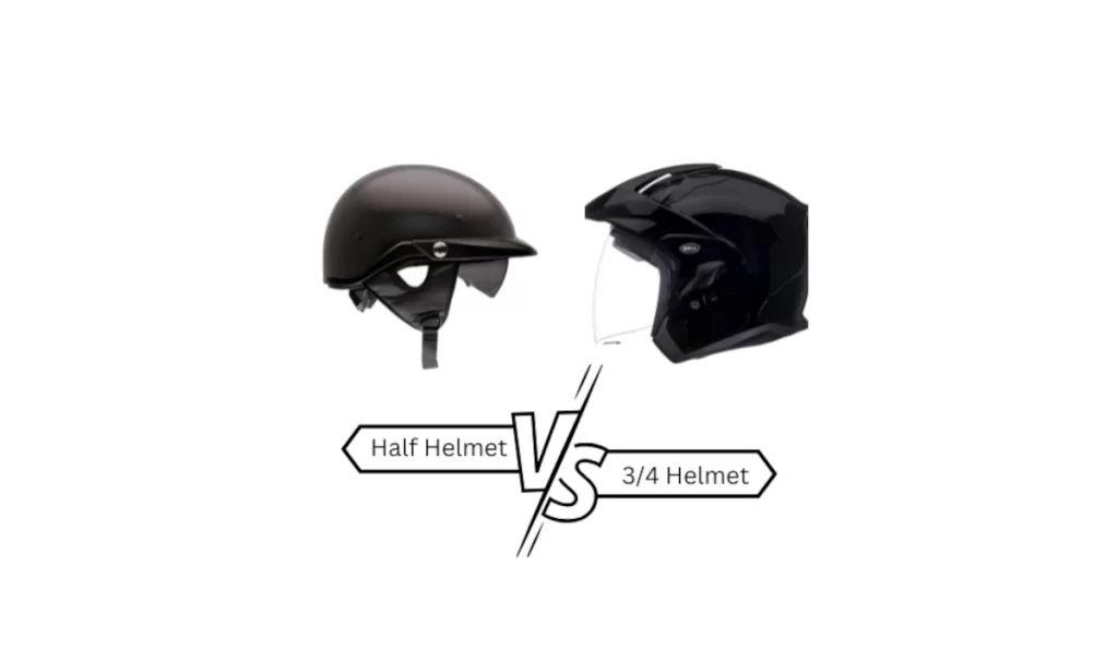 Open-face motorcycle helmet