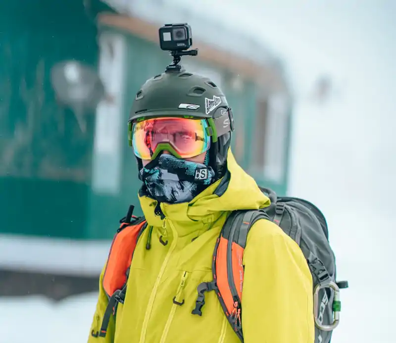 illegal to mount a GoPro on a motorcycle helmet