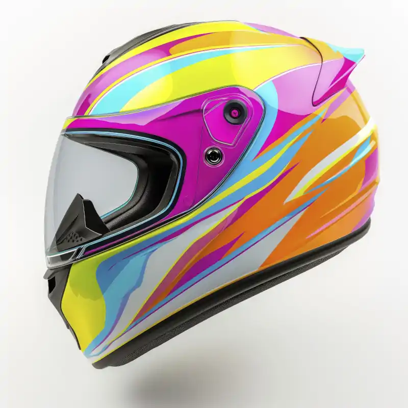 wrap on motorcycle helmet